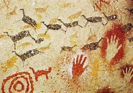 prehistoryczne odciski rąk